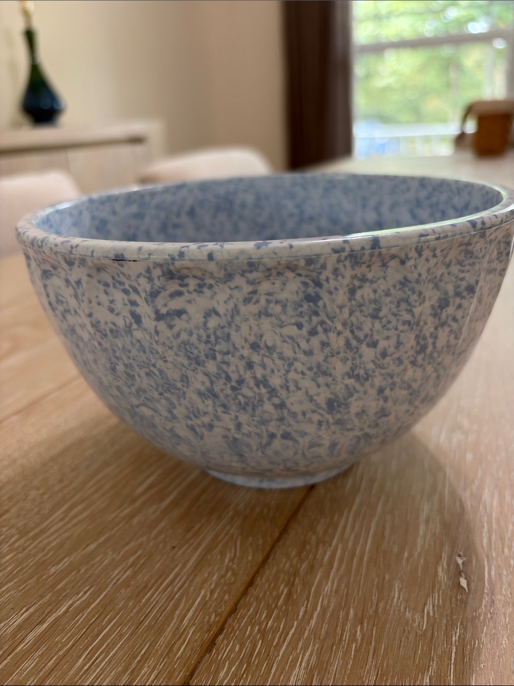 Blue Speckled Serving Bowl - Texas Ware